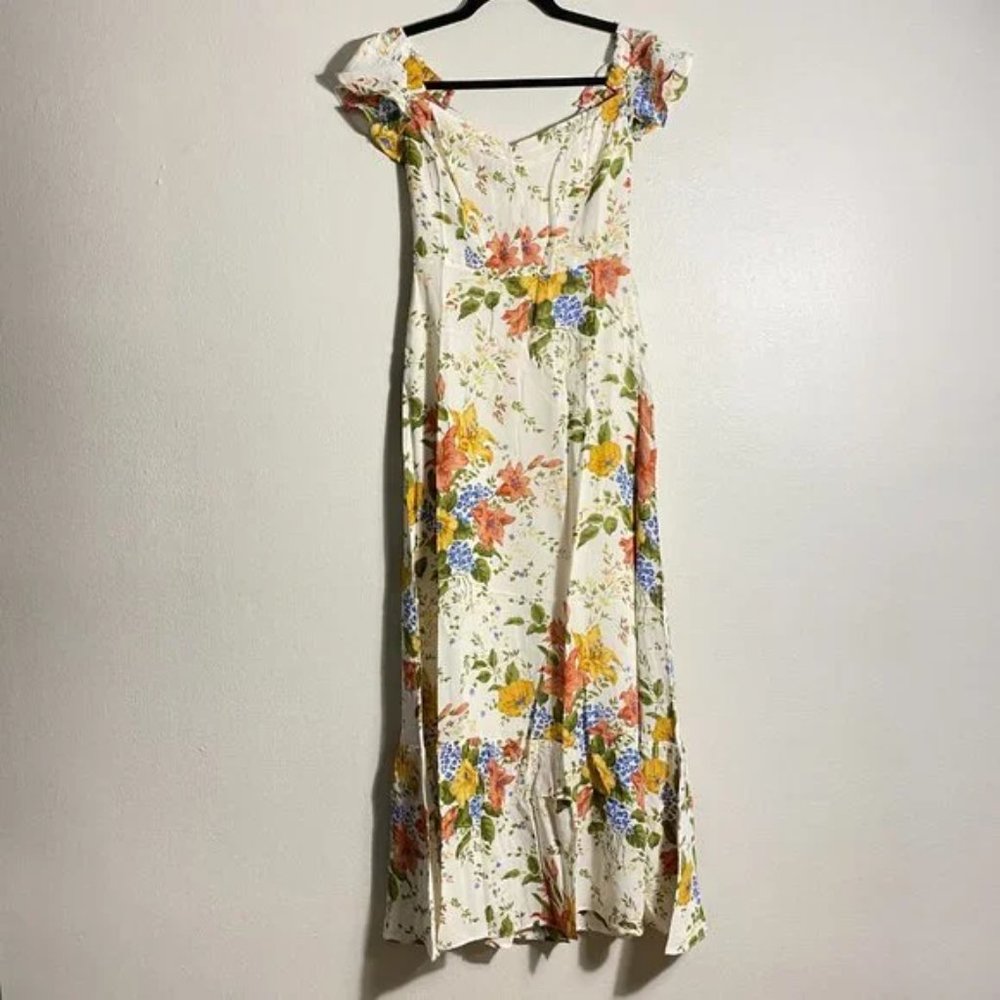 Reformation Butterfly Dress in Marie Antoinette - Picture 4 of 8